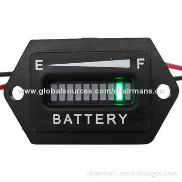 Digital Battery Indicator, 12/24/36/48V Voltage